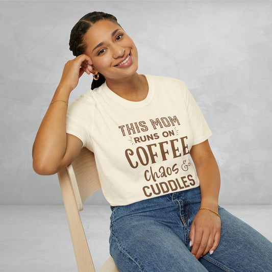 Coffee Chaos and Cuddles Tee